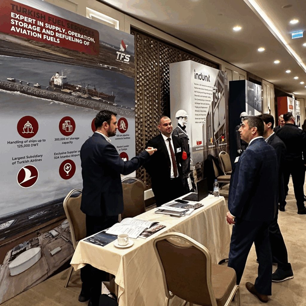 Standımızda sektör profesyonellerini ağırlayan TFS ekiplerimiz, Türkiye ve Karadeniz coğrafyasındaki petrol ve gaz projeleri üzerine verimli görüşmeler yaptı.